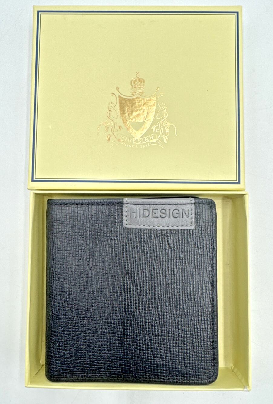 Hidesign EE Uranus W3 RF Black/Grey Bi-Fold Wallet